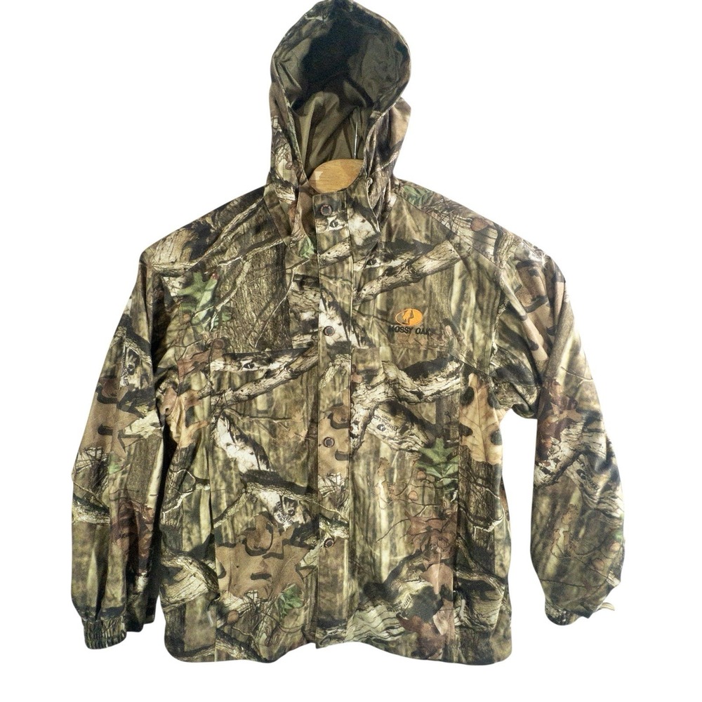 Mossy Oak Breakup Infinity Lined Softshell Hunting Jacket‎ Mens Large Outdoors